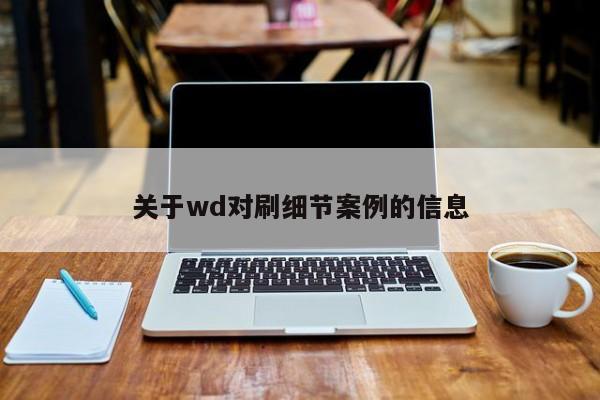 关于wd对刷细节案例的信息