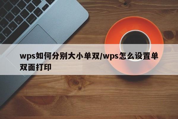 wps如何分别大小单双/wps怎么设置单双面打印